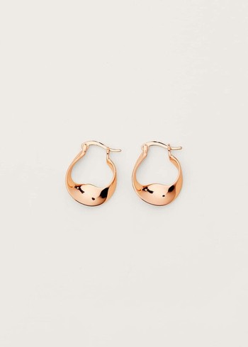 Phase Eight Twist Hoop Jewellery Rose/Gold USA | 3175928-WQ